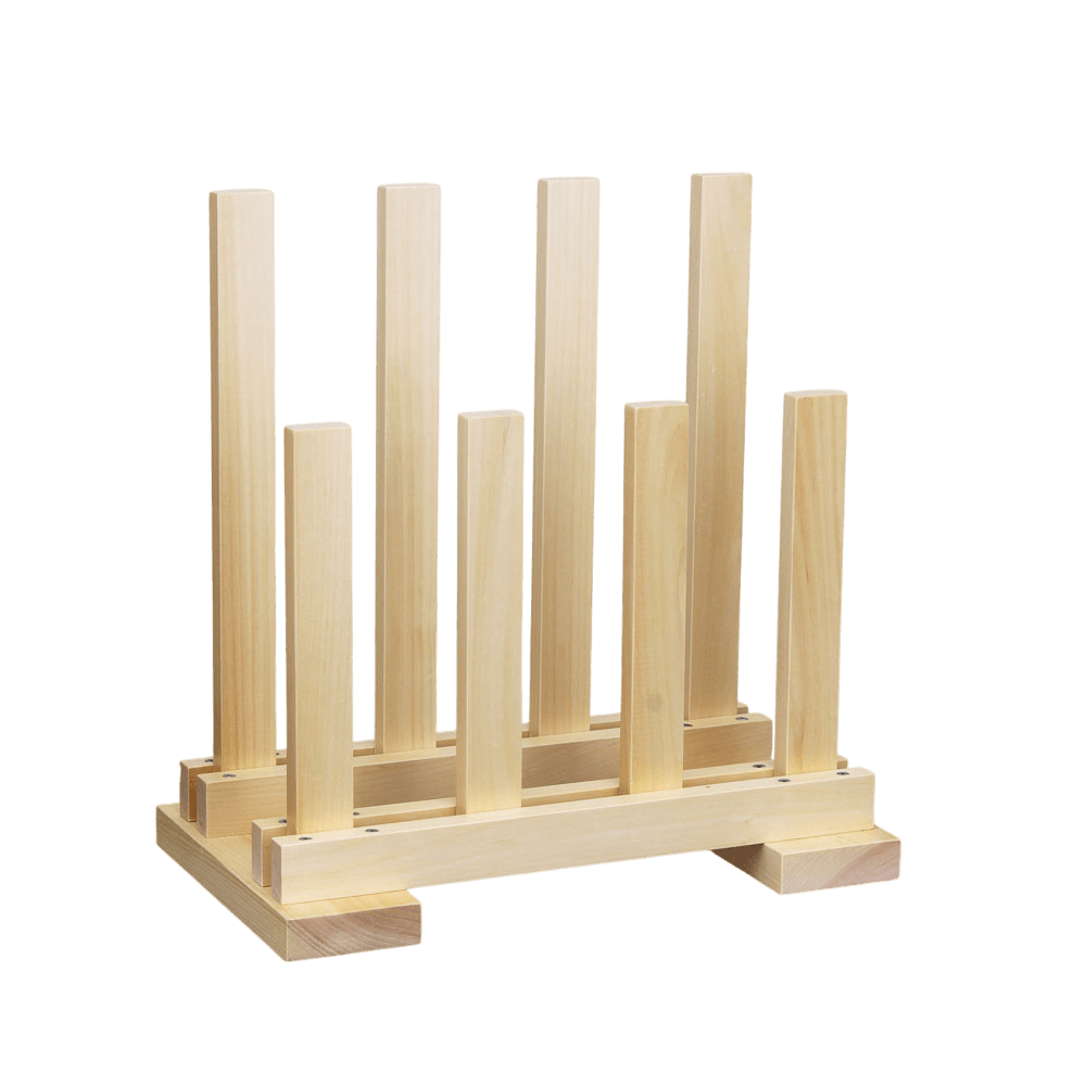 WOOD POLE SHOES HOLDER (NATURAL)